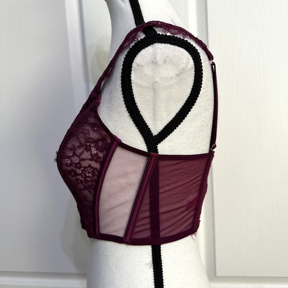 Victorias Secret Dream Angels Corset Top Small Regency Victorian Goth Coquette - Picture 3 of 10